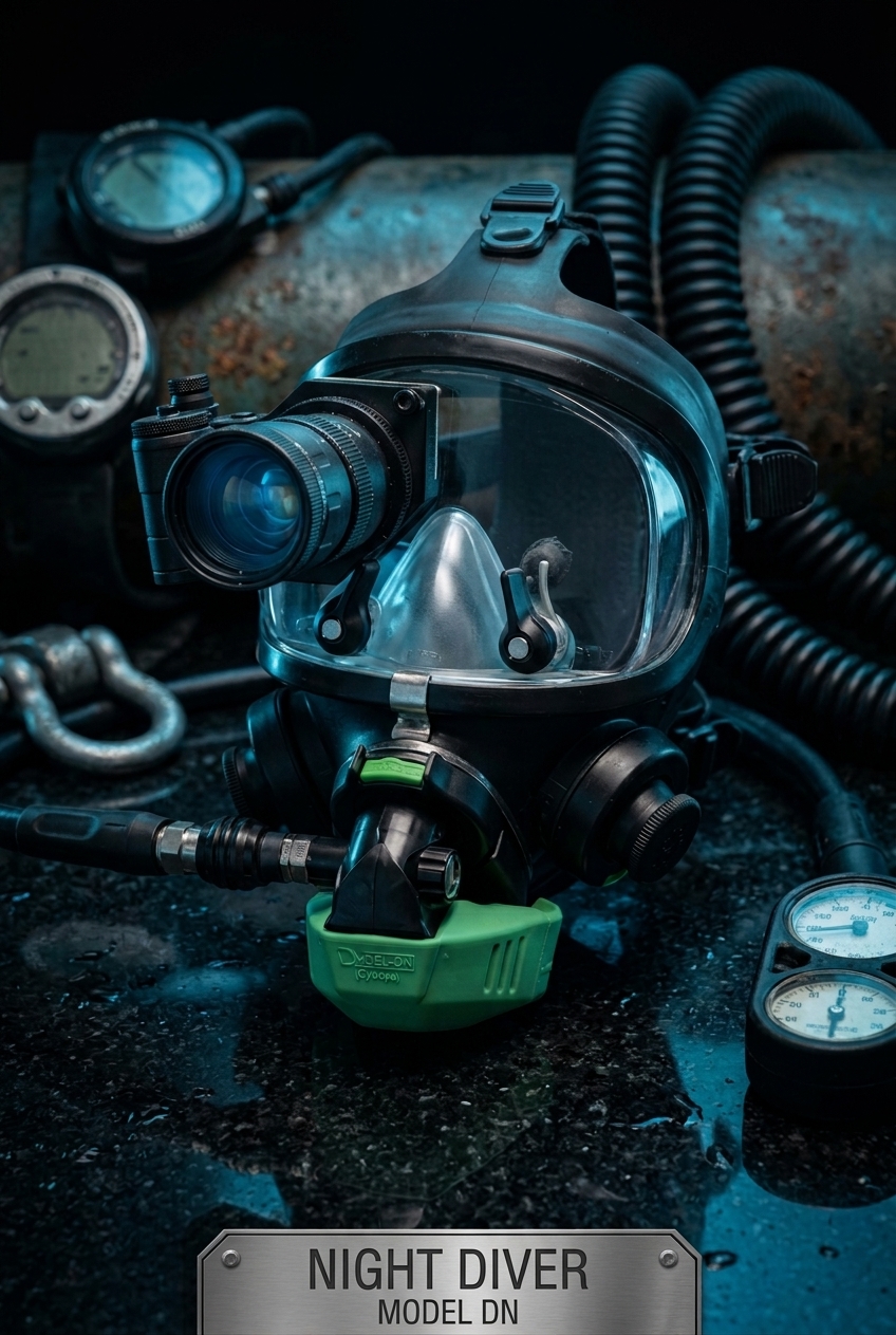 Night Diver Model-DN underwater night vision goggles